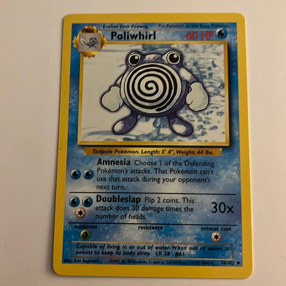Poliwhirl Pokémon Card